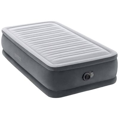 Intex 64412ND TWIN COMFORT-PLUSH AIRBED Uppblåsbar säng (L x B x H) 191 x 99 x 46 cm Grå
