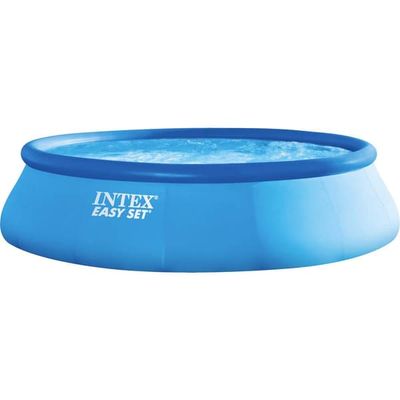 Intex 28132GN uppblåsbar 5621 l (Ø x H) 366 cm x 76 cm inkl. filterpump, inkl. ledare