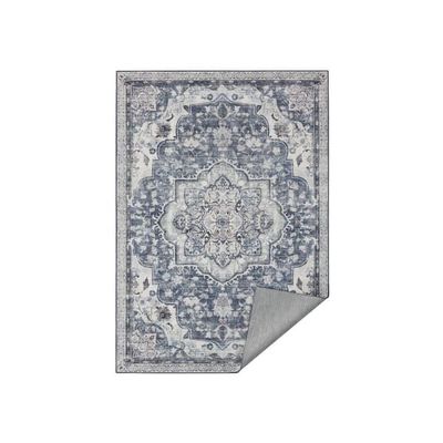 SONGMICS HOME Vintage-matta 140 x 200 cm fluffig duvgrå