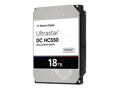 WD Ultrastar DC HC550 WUH721818ALE6L4 - Harddisk - 18 TB - intern - 3,5" - SATA 6 Gb/s - 7200 rpm - buffer: 512 MB