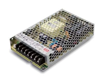 MEAN WELL LRS-150-24, 156 W, 85 - 132 V, 47 - 63 hz, 3/115VC, 1.7/230VC, 40 ms, 89%