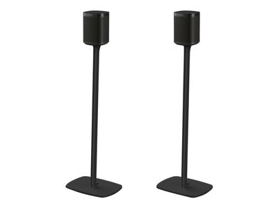 Flexson S1-FSX2 - Ställ - för högtalare - svart - golvstående (paket om 2) - för Sonos One (svart)