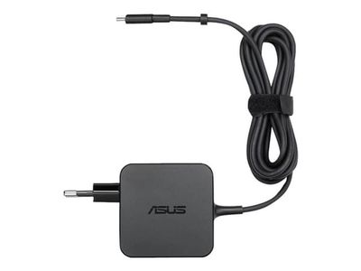 ASUS AC65-00 - Nätadapter - AC 100-240 V - 65 Watt - Europa - svart - för Chromebook 12; ExpertBook B9; P5; ZenBook 13; 13 OLED; 14; ZenBook Flip 13