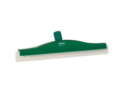 Gulvskrape, Vikan, 40x11x7,5 cm, grønn, cellegummi/PP, 40 cm, med svingledd og dobbelt blad