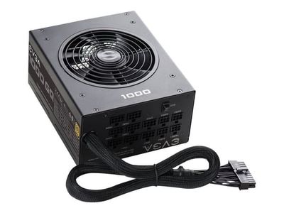 EVGA 1000 GQ - Nätaggregat (intern) - ATX - 80 PLUS Gold - AC 100-240 V - 1000 Watt - aktive PFC