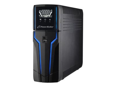PowerWalker VI 1000 GXB - UPS - Växelström 162 - 290 V - 600 Watt - 1000 VA - 9 Ah - USB - utgångskontakter: 4