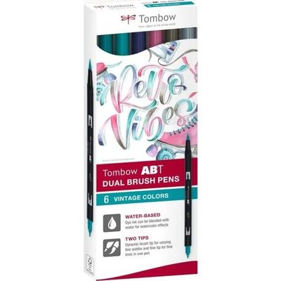 Tombow Marker ABT Dual Brush 6C-5 Vintage carton (6)