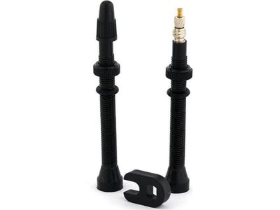 Trezado Trezado valves for tubeless systems - 2 pcs black 60mm Universal