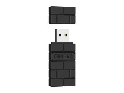 8Bitdo USB Wireless Adapter 2, USB Type-A, Bluetooth, Sort, Android, 56 mm, 24 mm