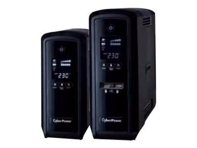 CyberPower Backup PFC Sinewave Series for Mac CP1350EPFCLCD - UPS - AC 230 V - 780 Watt - 1350 VA - 7 Ah - RS-232, USB - utgångskontakter: 6