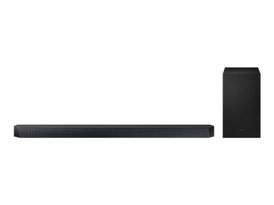 Samsung HW-Q700D - Q-Series - Lydplankesystem - for hjemmeteater - 3.1.2-kanal - trådløs - Wi-Fi, Bluetooth - Appstyrt - titansvart