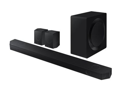 Samsung HW-Q990D - Q-Series - Lydplankesystem - for hjemmeteater - 11.1.4-kanal - trådløs - Bluetooth, Wi-Fi - Appstyrt - 656 watt (Total) - grafitts