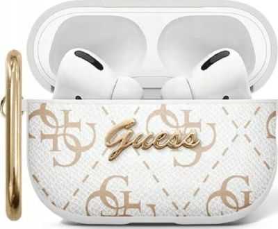 Guess Guess GUAP2PG4GPH AirPods Pro 2 (2022/2023) cover white/white 4G Hook