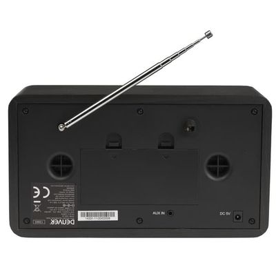 Denver DAB-18DARKGREY - Retro radio mørkegrå
