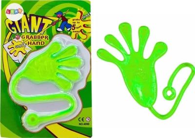 LeanToys Sticky Hand Paw Elastisk Glut Slime Grønn