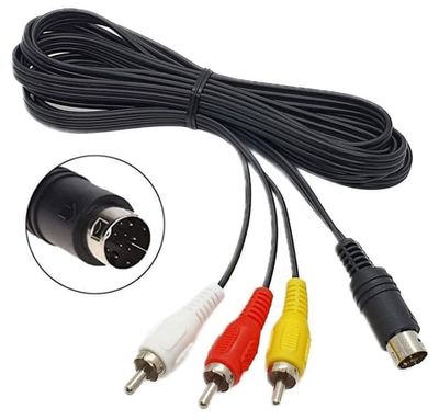 AV Kabel Sega Megadrive 2 RCA Komposit Kabel MD2 Kompositkabel & Genesis 3