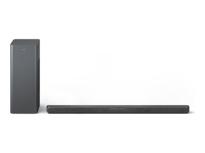 Philips TAB6309 - Lydplankesystem - for TV - 2,1 kanaler - trådløs - Bluetooth - 160 watt (Total) - mørk grå