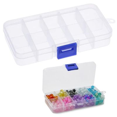 Opbevaringsboks til Hobby, Perler Skruer | Organizer med Justerbare Rum
