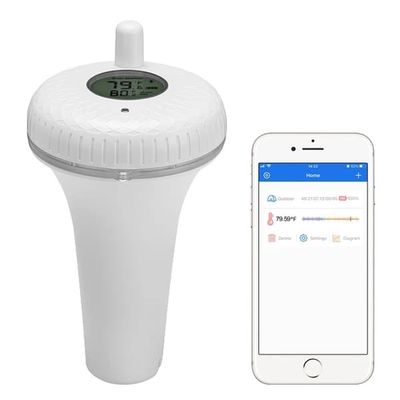 Simbassängstermometer, Bluetooth-anslutning, IPX7-vattentät, Pool Thermometer