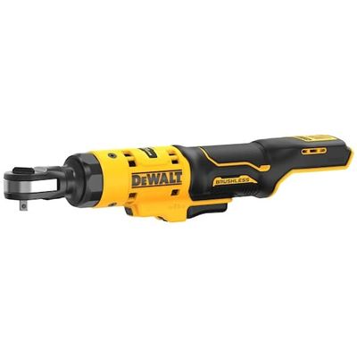 DeWALT 12V XR Brushless 1/4" Open Head Ratchet - Bare Unit DCF504N-XJ