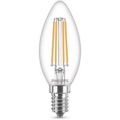 PHILIPS Icke-dimbar LED-lampa - E14 - 60W - Kallvit