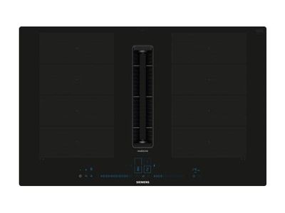 Siemens iQ700 EX807NX68E, Svart, Innebygget, 80 cm, Sonebasert induksjon, Glass-keramikk, 4 zone(s)