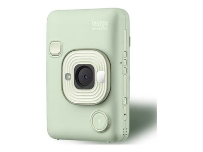 Fujifilm Instax Mini LiPlay - Digitalkamera - kompakt med øyeblikkelig bildeskriver - Bluetooth - matcha-grønn