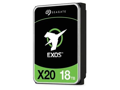 Seagate Exos X18 ST18000NM000J - harddisk - 18 TB - intern - SATA 6 Gb/s - 7200 rpm - buffer: 256 MB