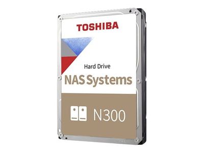 Toshiba N300 NAS - harddisk - 8 TB - intern - 3,5" - SATA 6 Gb/s - 7200 rpm - buffer: 256 MB