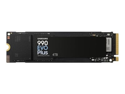 Samsung 990 EVO Plus MZ-V9S2T0 - SSD - krypterat - 4 TB - inbyggd - M.2 2280 - PCIe 5.0 x2 (NVMe) - 256 bitars AES - TCG Opal Encryption 2.0