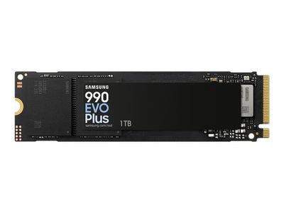 Samsung 990 EVO Plus 1 TB Intern NVMe/PCIe M.2 SSD M.2 NVMe PCIe 4.0 x4, M.2 NVMe PCIe 5.0 x2 Retail MZ-V9S1T0BW