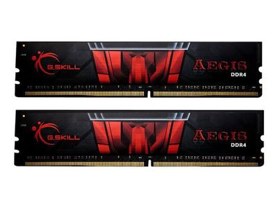 G.Skill AEGIS - DDR4 - sats - 32 GB: 2 x 16 GB - DIMM 288-pin - 3000 MHz / PC4-24000 - CL16 - 1.35 V - ej buffrad - icke ECC