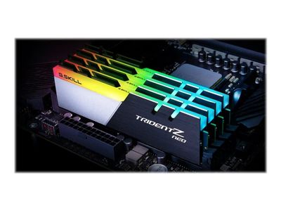 G.Skill TridentZ Neo Series - DDR4 - set - 32 GB: 2 x 16 GB - DIMM 288-PIN - 3200 MHz / PC4-25600 - CL16 - 1,35 V - utan buffert - icke-ECC - borstad