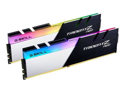 G.Skill TridentZ Neo Series - DDR4 - sett - 64 GB: 2 x 32 GB - DIMM 288-pin - 3600 MHz / PC4-28800 - CL18 - 1.35 V - ikke-bufret - ikke-ECC - børstet