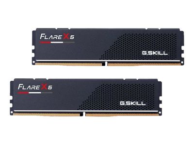 G.Skill Flare X5 - DDR5 - sett - 64 GB: 2 x 32 GB - DIMM 288-pin lav profil - 3000 MHz / PC5-24000 - CL30 - 1.4 V - ikke-bufret - on-die ECC - matt s