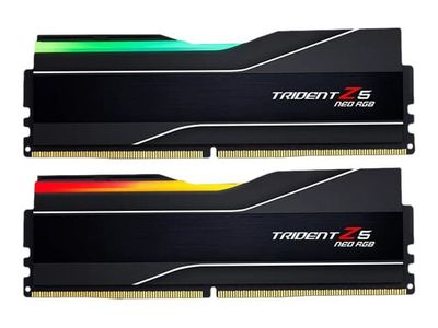 G.Skill Trident Z5 Neo RGB - DDR5 - sats - 48 GB: 2 x 24 GB - DIMM 288-pin - 6400 MHz / PC5-51200 - CL32 - 1.35 V - ej buffrad - on-die ECC - svart