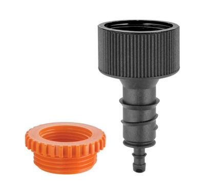 1/2" 1/4" slangegjenget adapter