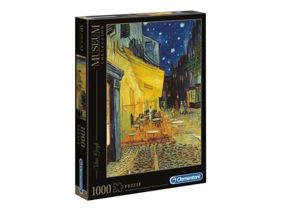 Clementoni Museum Collection - Van Gogh: Café Terrace at Night - puslespill - 1000 deler