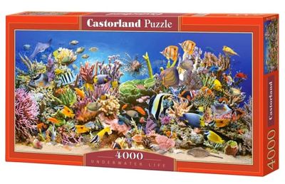 Castorland Underwater life 4000 pcs, 4000 stykker, Undervann, 9 år