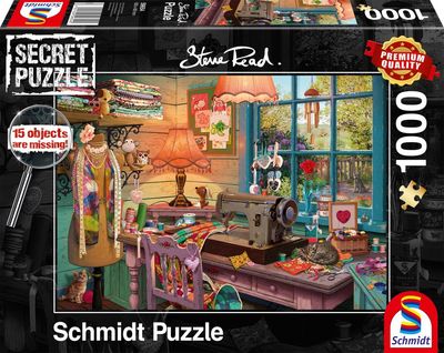 In the sewing room Secret Puslespill 1000 brikker Schmidt