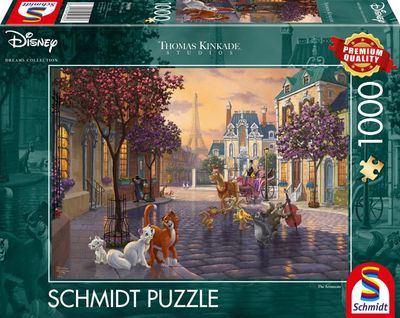 Puslespill Disney Aristokattene 1000 brikker Schmidt