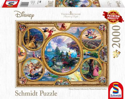 Disney Dreams Collection Thomas Kinkade Puslespill 2000 brikkar Schmidt