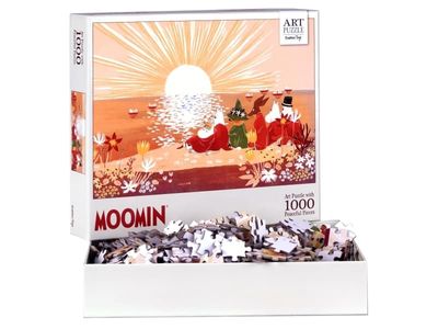 Mumi 1000 brikker Puselspil - Rød