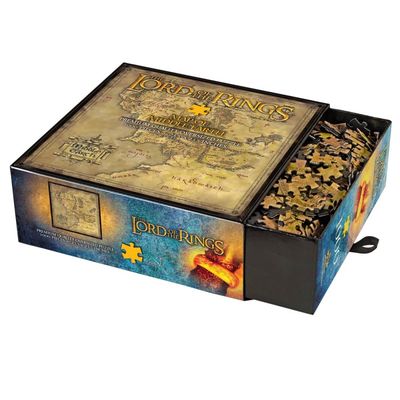 Puslespill 1000 brikker LOTR - Midgårdskart