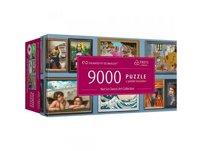 Trefl Puzzle 9000 biter UFT Ikke så klassisk kunstsamling