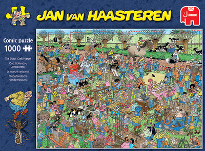 Jan Van Haasteren The Dutch Craft Market Puslespill 1000 brikker, Jumbo