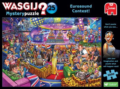 Wasgij Mystery 25 Eurosong contest Puslepill 1000 brikker, Jumbo