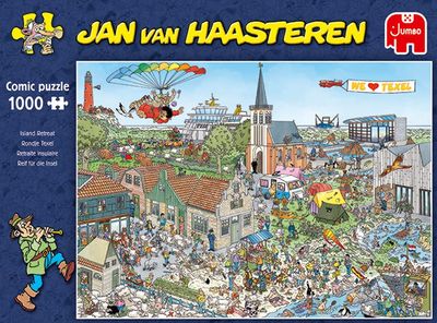 Jan Van Haasteren The Island Retreat Puslespill 1000 brikker, Jumbo