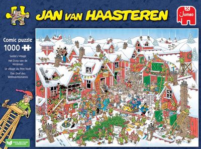 Jan Van Haasteren Santa´s Village Puslespill 1000 brikker, Jumbo