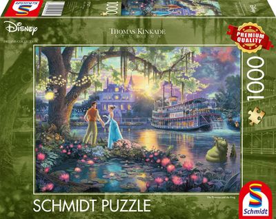 Puslespill Disney The Princess and the Frog 1000 brikker, Schmidt